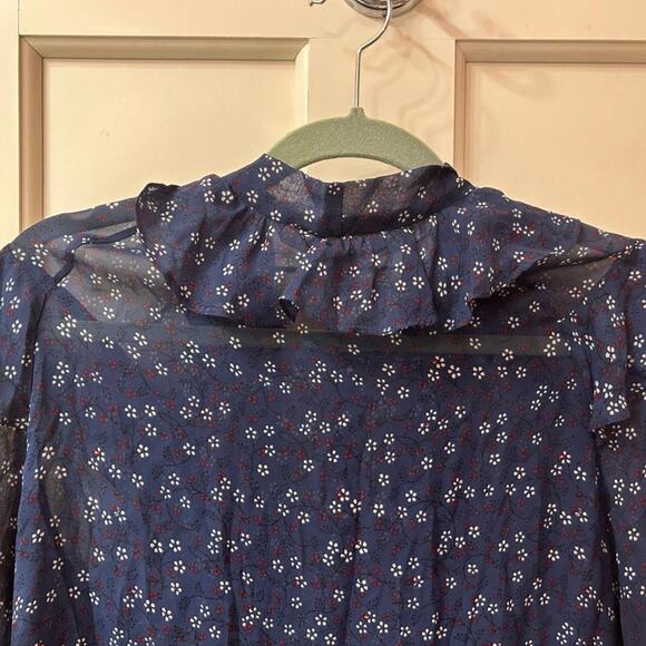 NWT veronica beard finley floral blouse - Picture 5 of 8